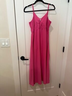 a new day Hot Pink Spaghetti Strap Maxi Dress